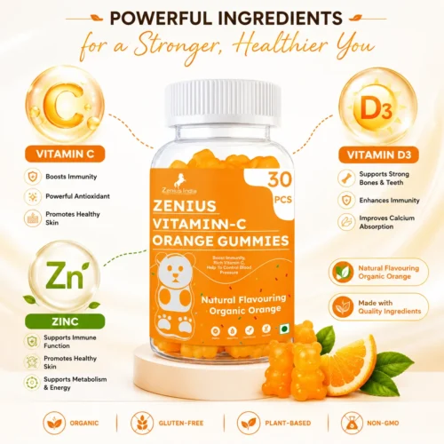 Ingredients Image 1 Zenius Vitamin C Orange Gummies