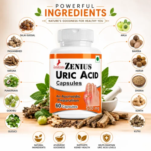 Ingredients Image 1 Zenius Uric Acid Care Capsule