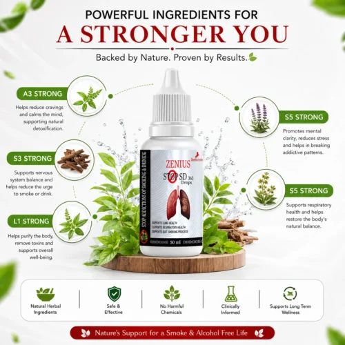 Ingredients Image 1 Zenius Stop SD 365 Drops