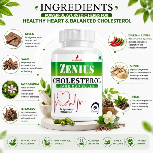 Ingredients Image 1 Zenius Cholestrol Care Capsule