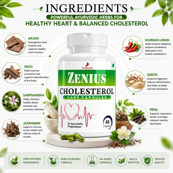 Ingredients Image 1 Zenius Cholestrol Care Capsule