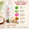 Ingredients Image 1 Zenius Coconut body lotion