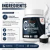 Ingredients Image 1 Zenius Creatine Monohydrate Powder