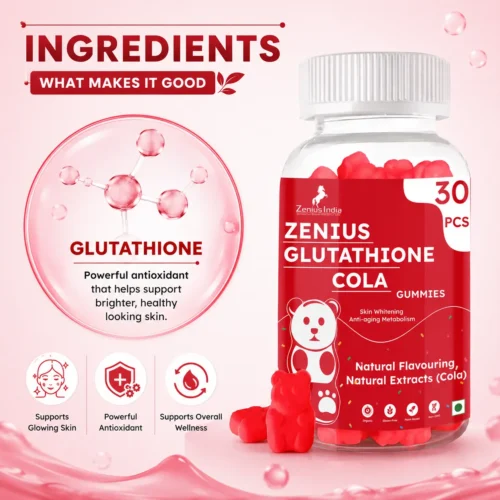 Ingredients Image 1 Zenius Glutathione Cola Gummies