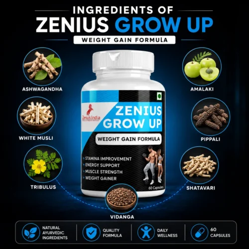 Ingredients Image 1 Zenius Grow Up Capsule for Healthy Weight Support