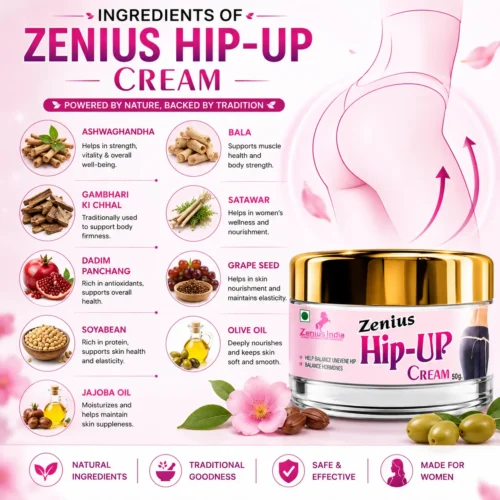 Ingredients Image 1 Zenius Hip Up Cream