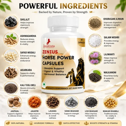 Ingredients Image 1 Zenius Horse Power Capsule
