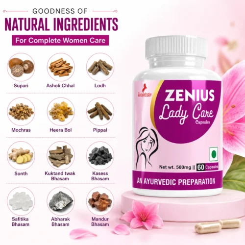 Ingredients Image 1 Zenius Lady Care Capsule for Women Intimate White Discharge