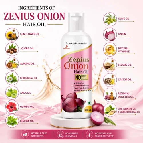 Ingredients Image 1 Zenius Onion Hair Oil