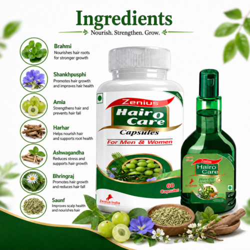 Ingredients Image Zenius Hair O Care Kit