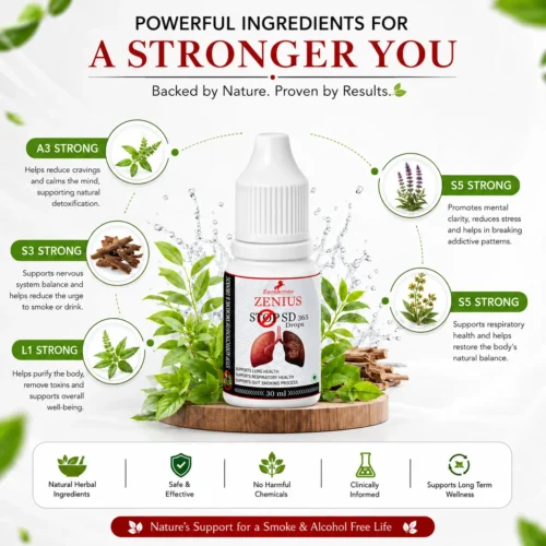Ingredients Image Zenius Stop SD 365 Drops