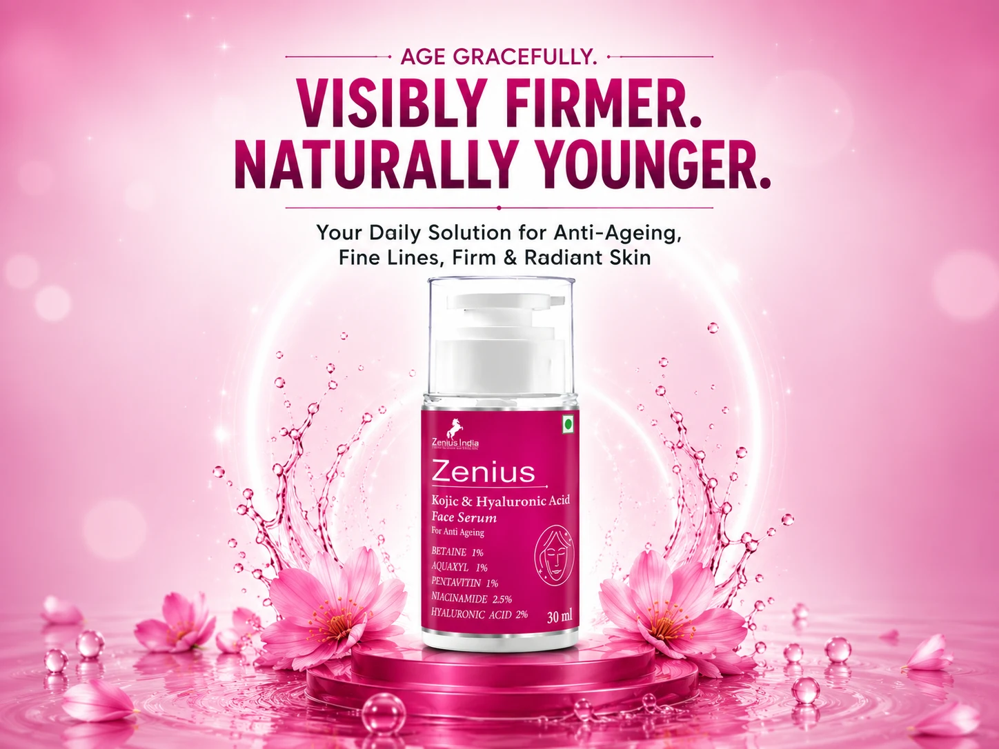 Zenius Kojic & Hyaluronic Acid Serum for Deep Hydration & Skin Moisture 2 Main Banner Mobile View 1 1 Zenius India