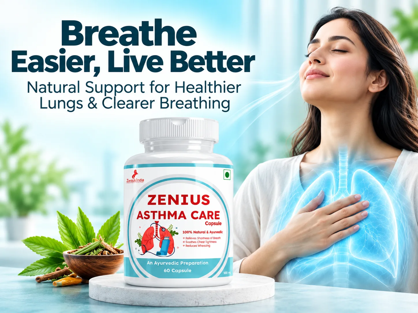 Zenius Asthma Care Capsule for Respiratory Support 2 Main Banner Mobile View 10 Zenius India