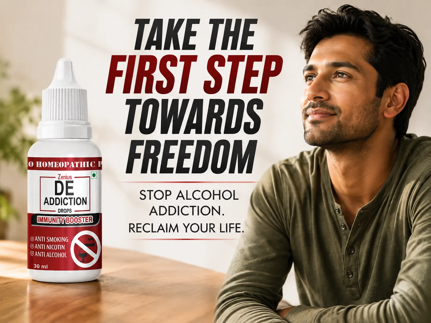 Zenius De Addiction Drops for Stop Alcohol Addiction 2 Main Banner Mobile View 102 Zenius India