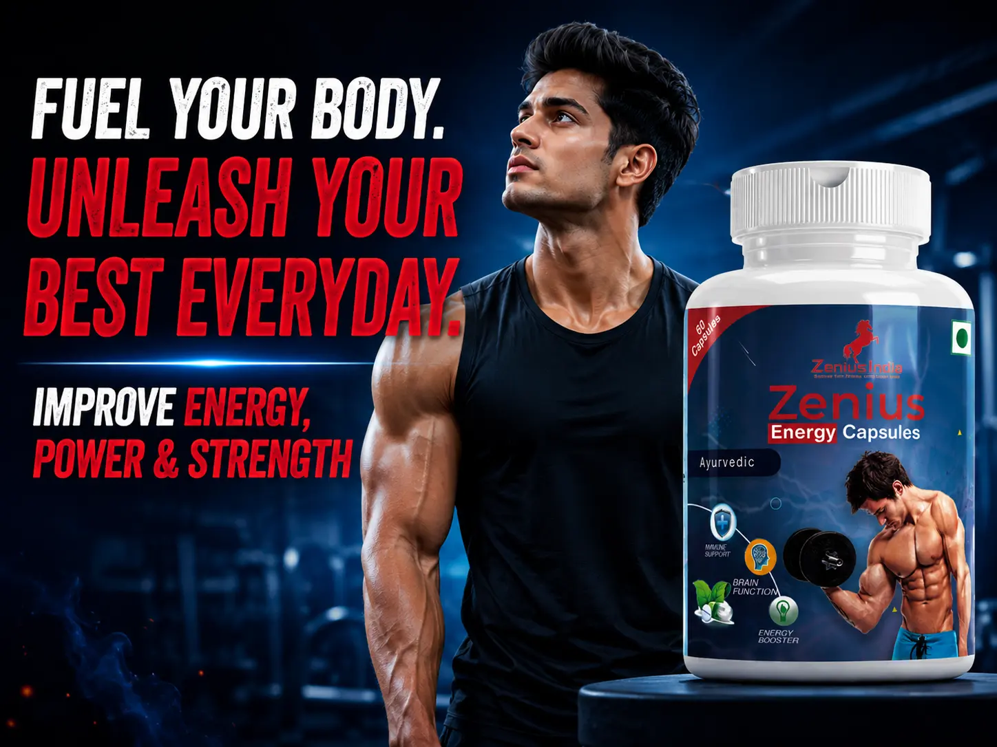 Zenius Energy Capsule for Energy, Power & Strength for Men 2 Main Banner Mobile View 106 Zenius India