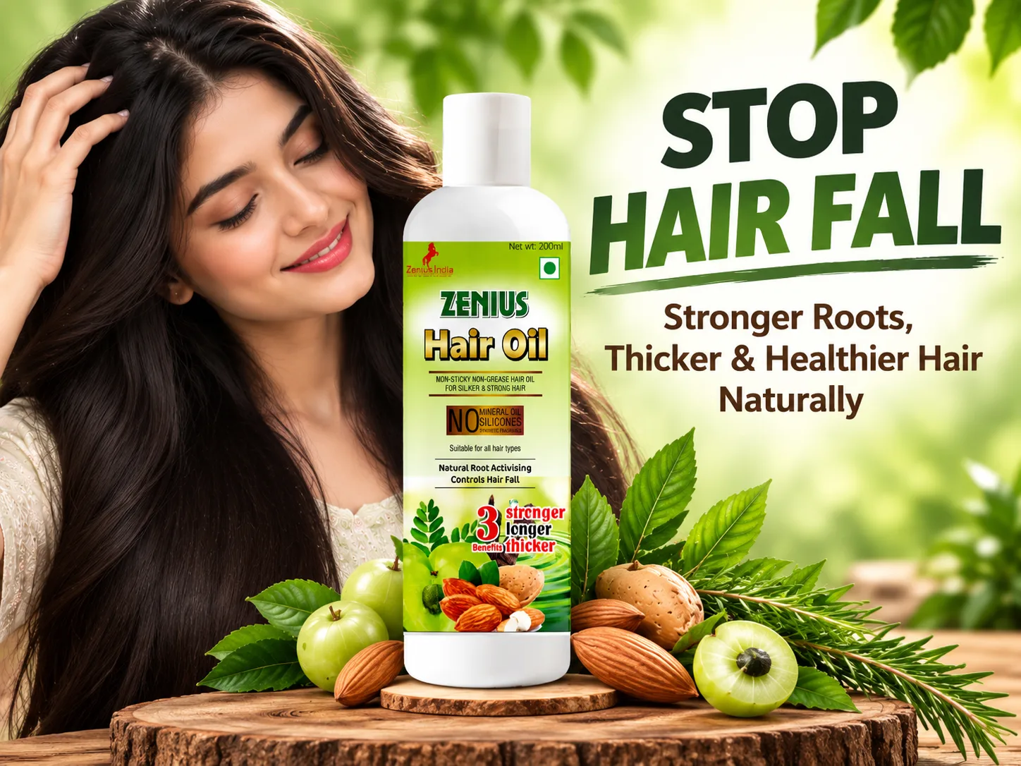 Zenius Hair Oil for Hairfall & Scalp Care 2 Main Banner Mobile View 118 Zenius India