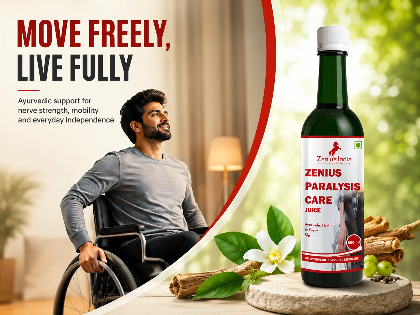 Zenius Paralysis Care Juice for Joint Health Support & Improve Mobility 2 Main Banner Mobile View 17 Zenius India