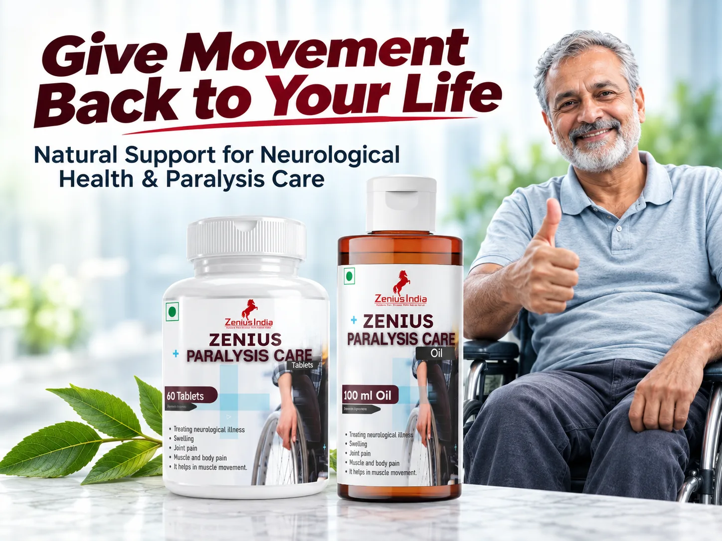 Zenius Paralysis Care kit 2 Main Banner Mobile View 18 Zenius India