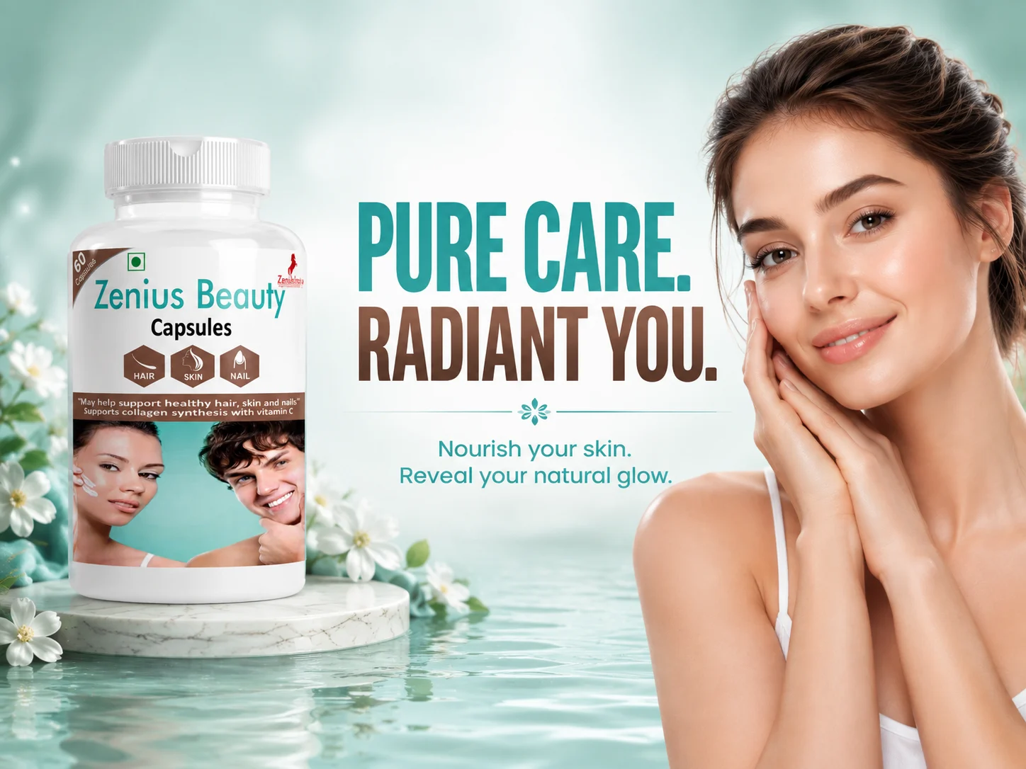 Zenius Beauty Capsule for Skin Brightening & Daily Skin Care 2 Main Banner Mobile View 23 Zenius India