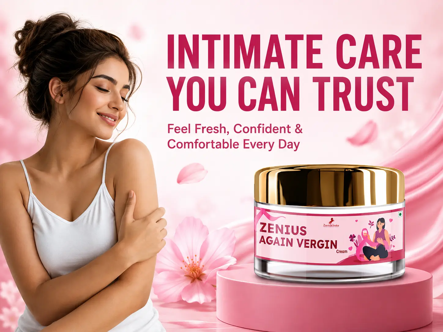 Zenius Again Vergin Cream for Women's Intimate Care 2 Main Banner Mobile View 25 Zenius India