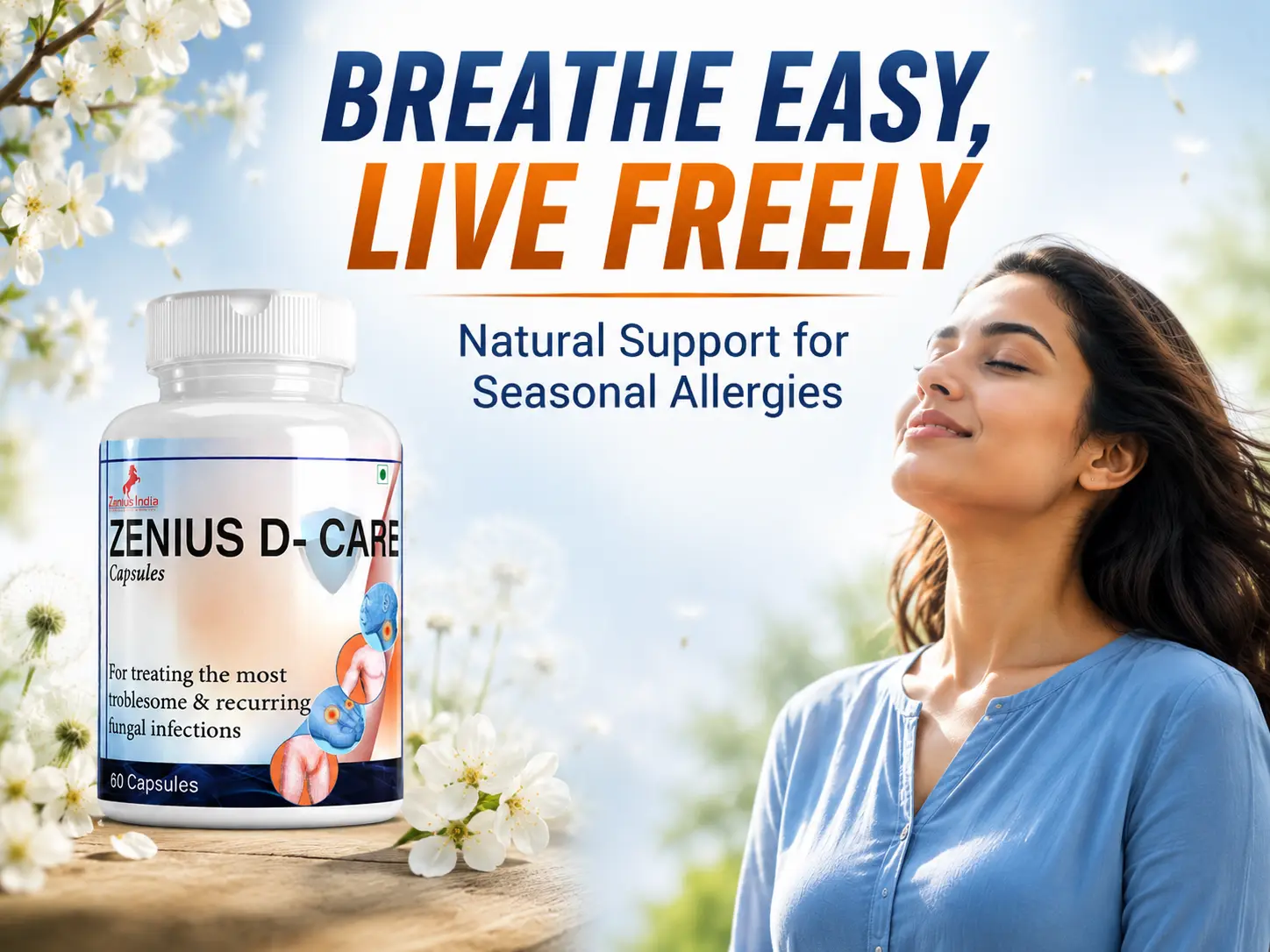 Zenius D-Care Capsule for Seasonal Allergies 2 Main Banner Mobile View 31 Zenius India