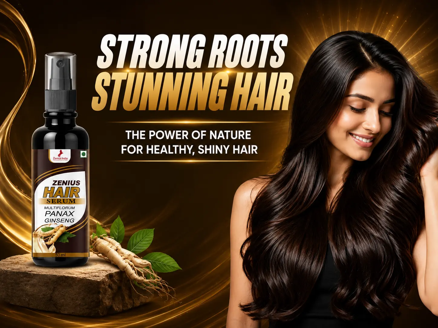 Zenius Hair Serum for Frizz Control & Hair Care 2 Main Banner Mobile View 35 Zenius India