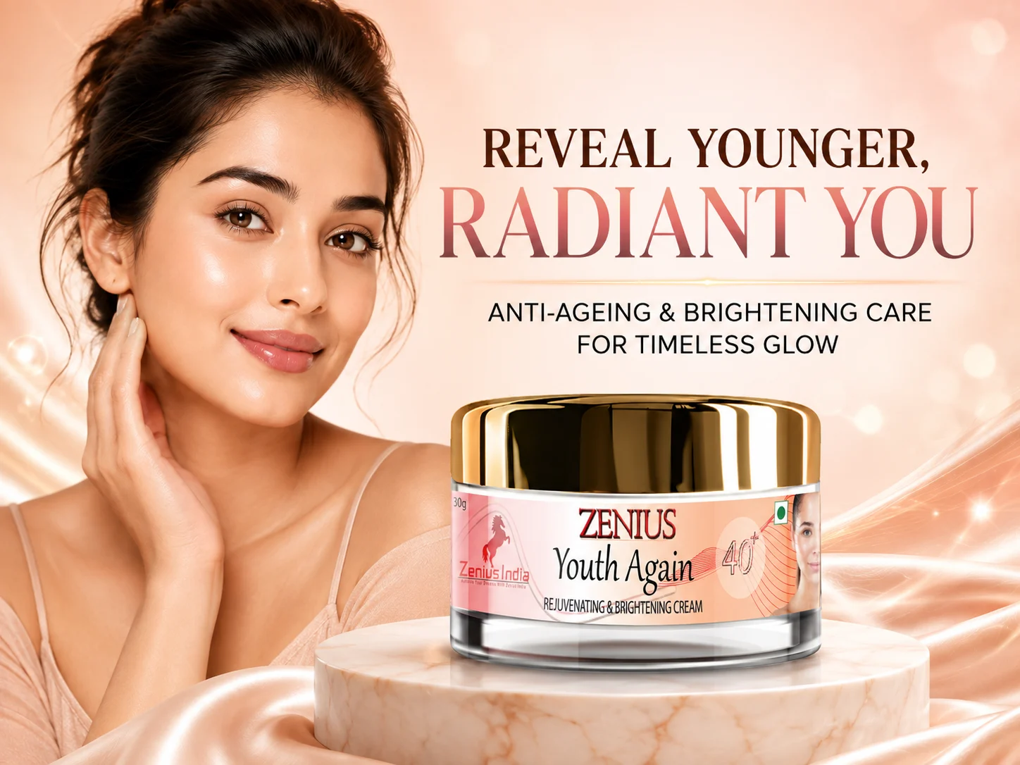 Zenius Youth Again Cream for Wrinkles & Skin Brightening 2 Main Banner Mobile View 46 Zenius India