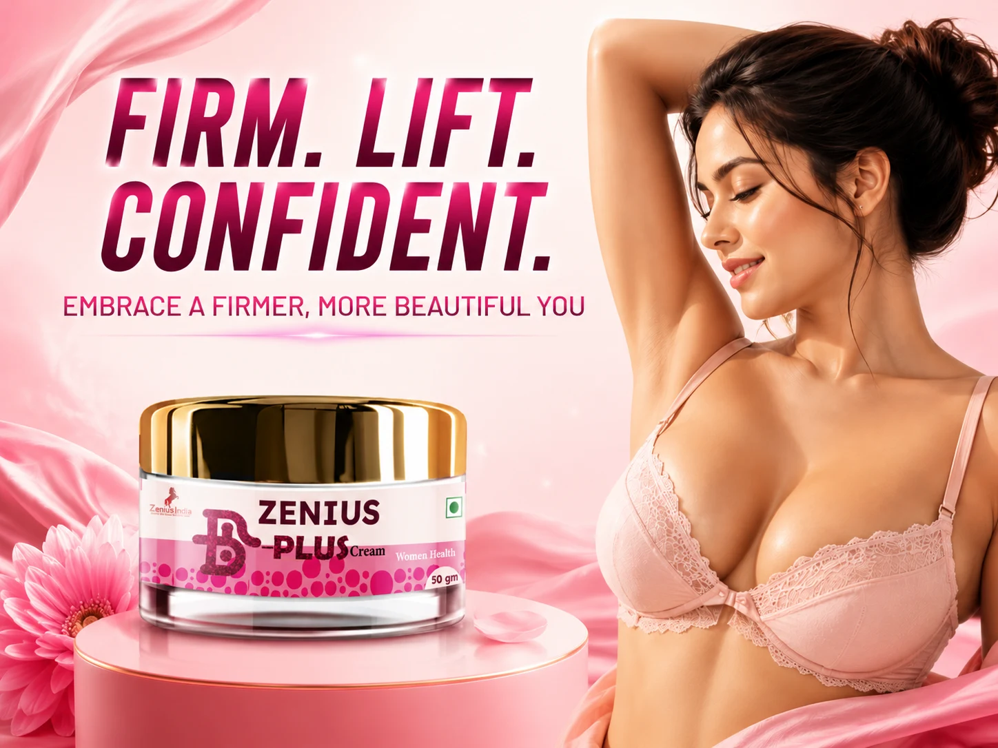 Zenius B Plus Cream for Women's Upper Body Tone 2 Main Banner Mobile View 55 Zenius India