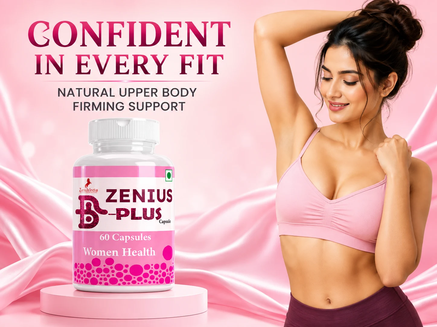 Zenius B Plus Capsule for Women's Upper Body Care 2 Main Banner Mobile View 56 Zenius India