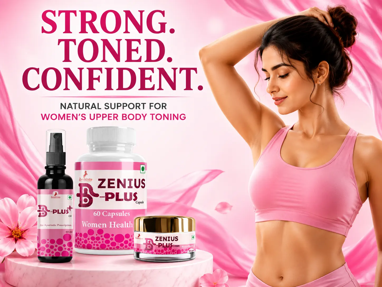 Zenius B Plus Combo Kit for Women's Upper Body Care 2 Main Banner Mobile View 58 Zenius India