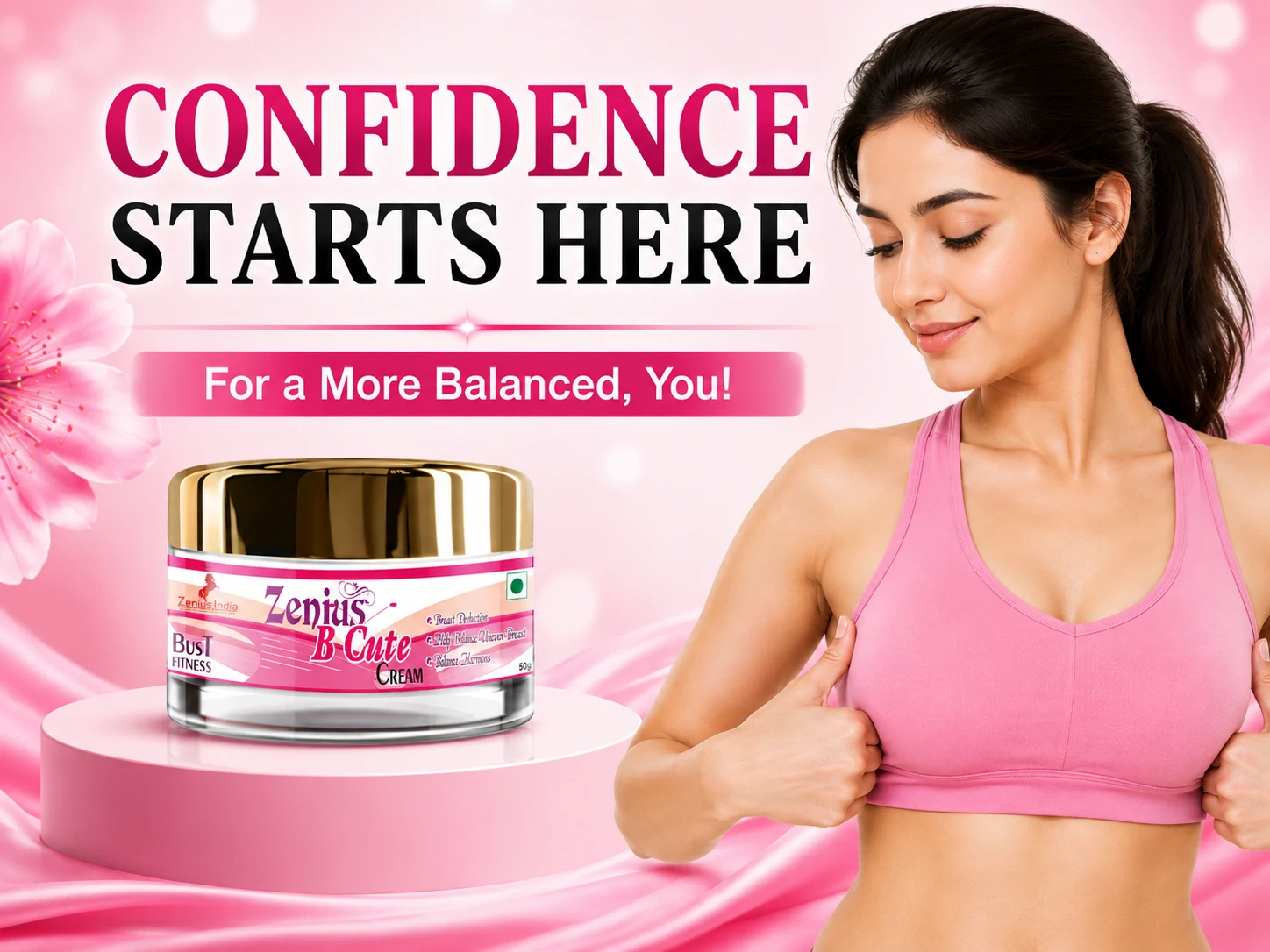 Zenius B Cute Cream for Women's Breast & Body Care 2 Main Banner Mobile View 61 Zenius India