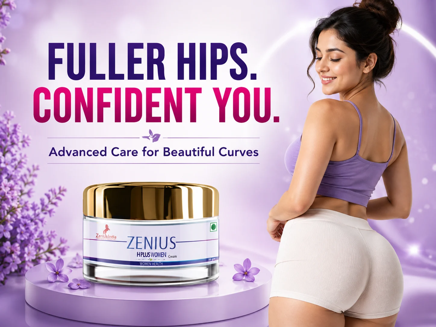 Zenius H Plus Cream for Women's Butt Firming 2 Main Banner Mobile View 71 Zenius India