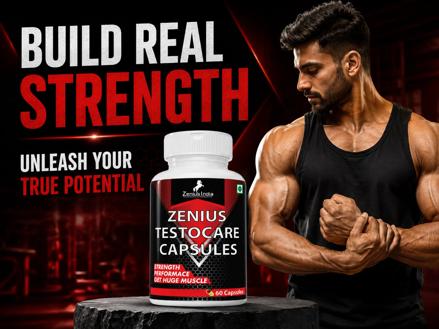 Zenius Testo Care Capsule for Men's Testosterone Support 2 Main Banner Mobile View 81 Zenius India