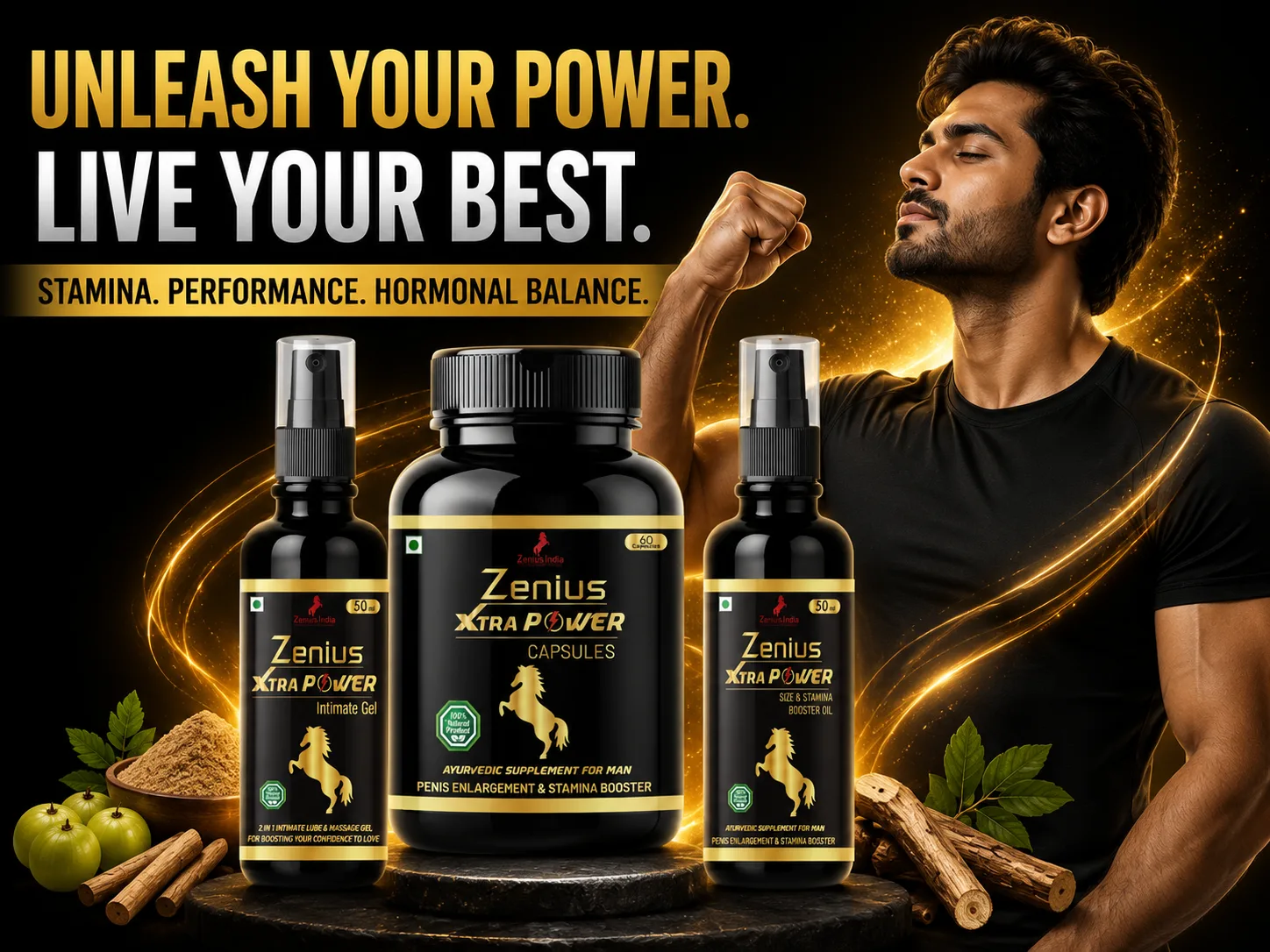 Zenius Xtra Power Kit for Men's Intimate Wellness 2 Main Banner Mobile View 90 Zenius India