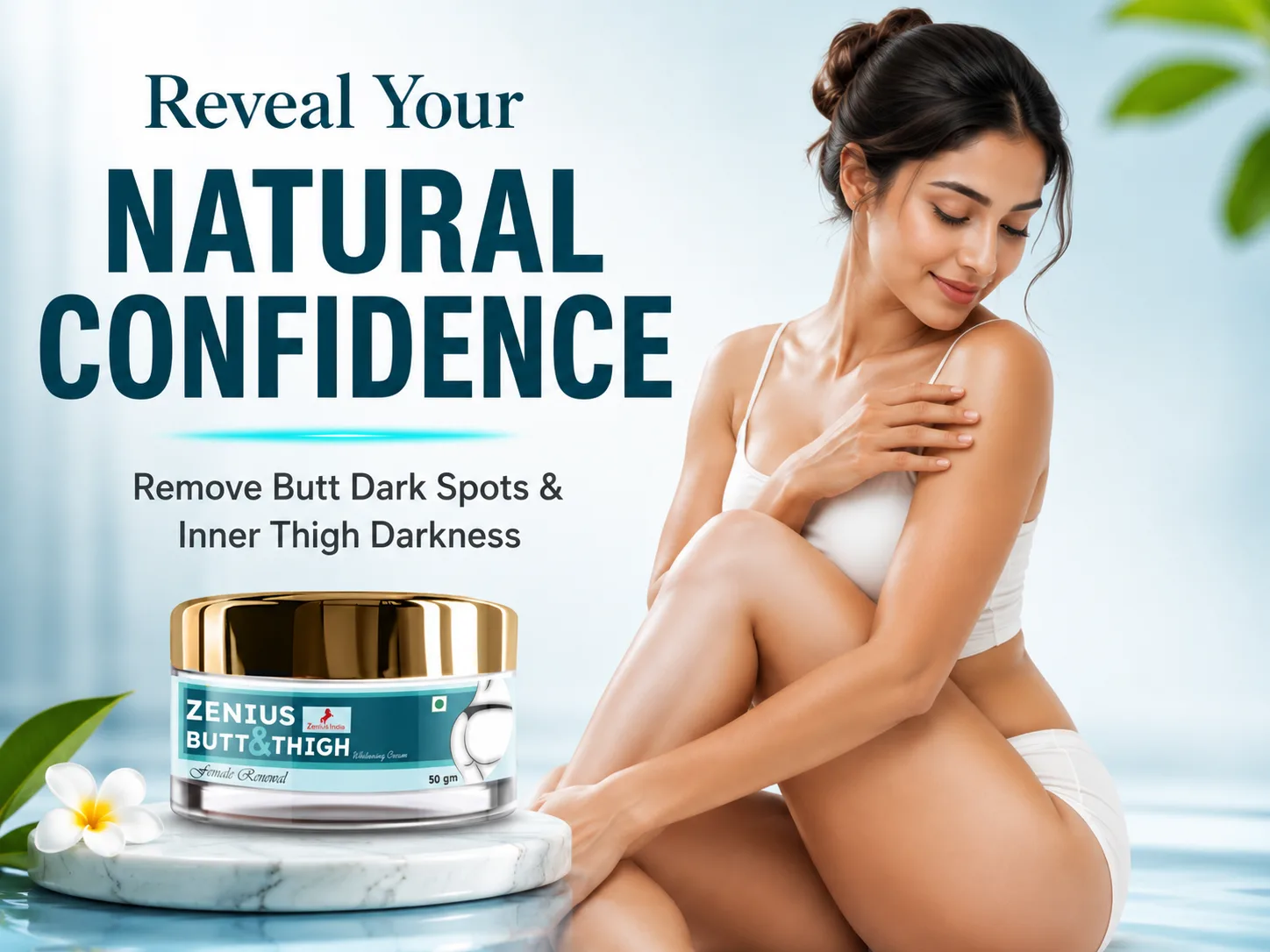 Zenius Butt & Thigh Cream for Dark Spots & Uneven Skin Tone 2 Main Banner Mobile View 96 Zenius India