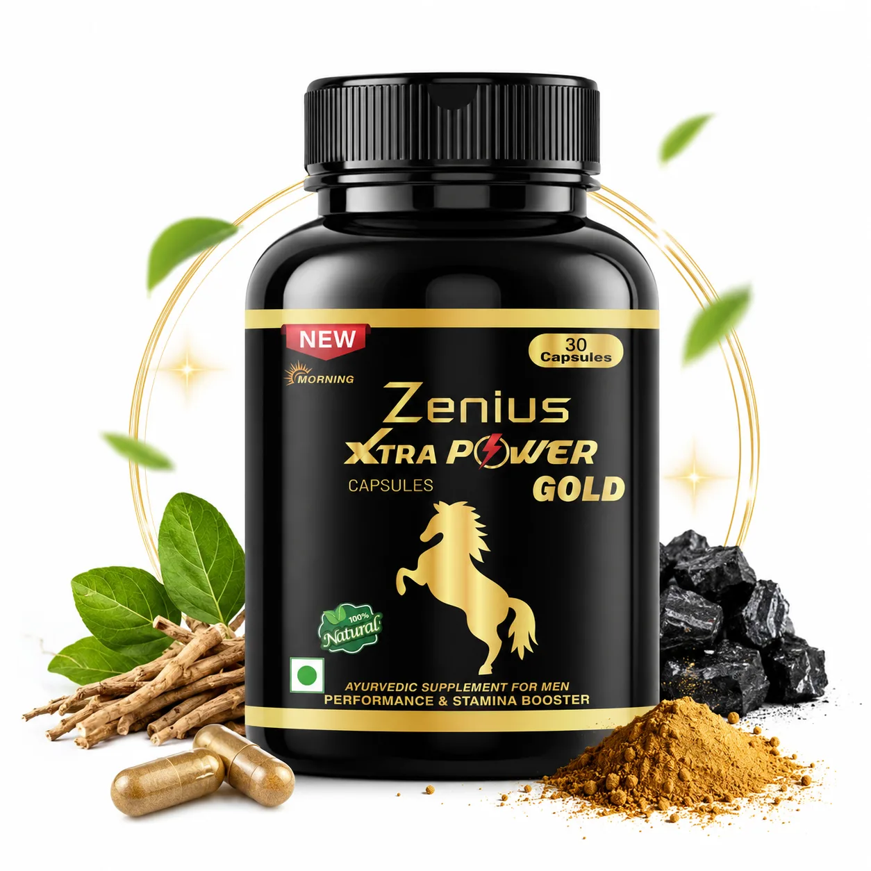 Zenius Xtra Power Gold Morning Men Care Capsule
