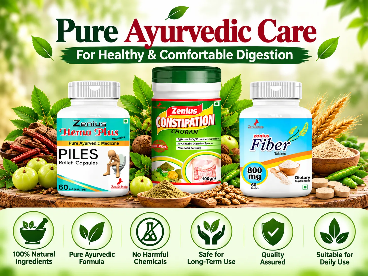 Pure Ayurvedic Digestive Care 1 Zenius India