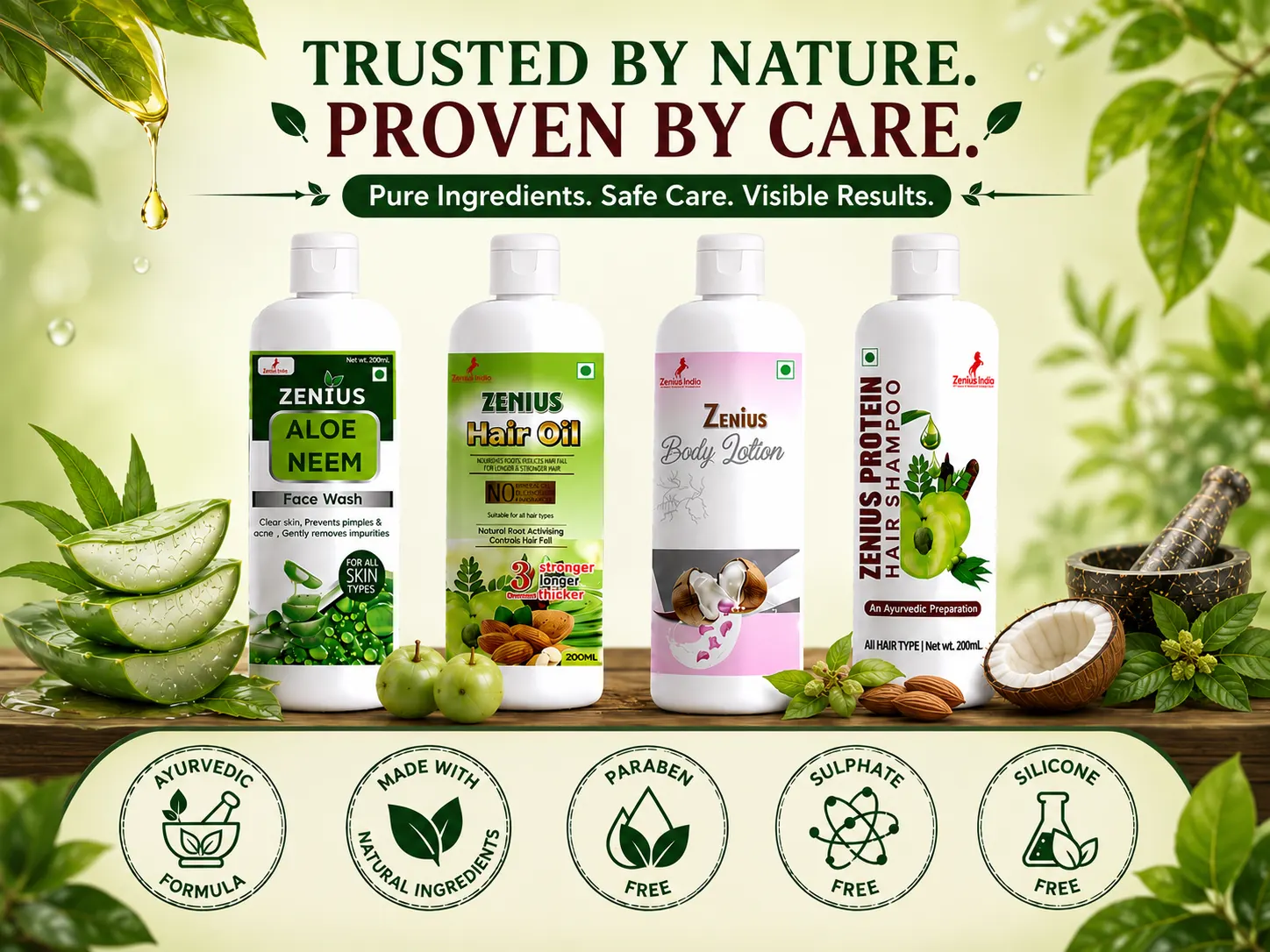Zenius Beauty Care Kit 6 Trust Badge Mobile View 41 Zenius India