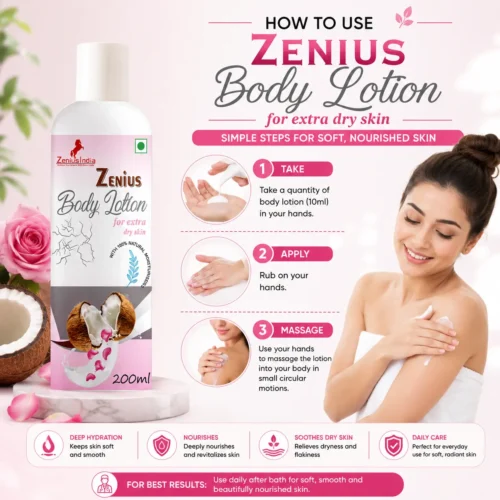 Use 1 Zenius Body Lotion