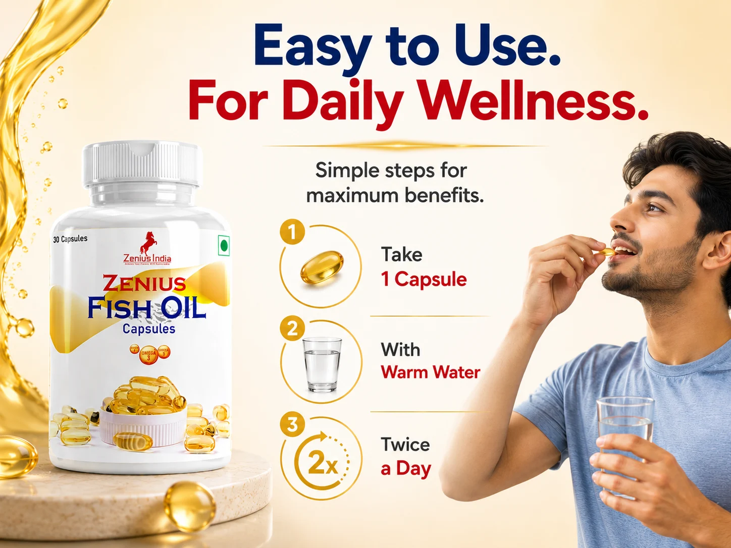 Zenius Fish Oil Capsules 5 Use Banner Mobile View 113 Zenius India