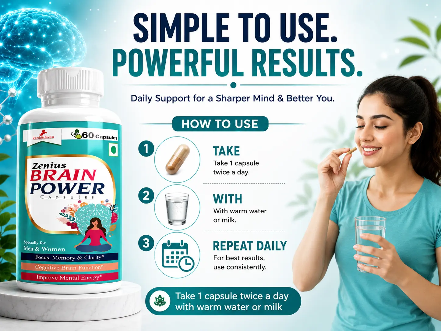 Zenius Brain Power Capsule for Focus & Memory Support 5 Use Banner Mobile View 28 Zenius India