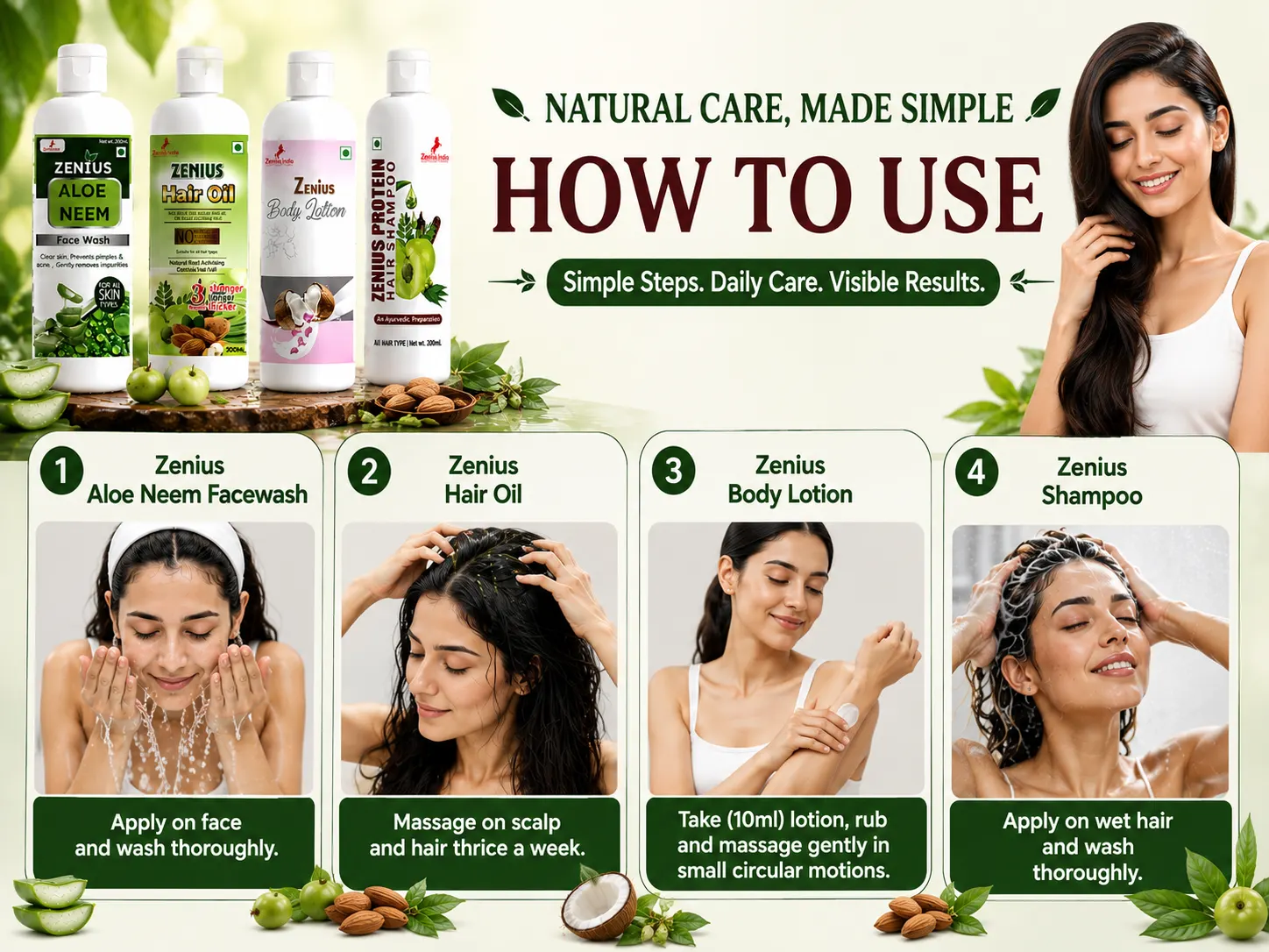 Zenius Beauty Care Kit 5 Use Banner Mobile View 69 Zenius India