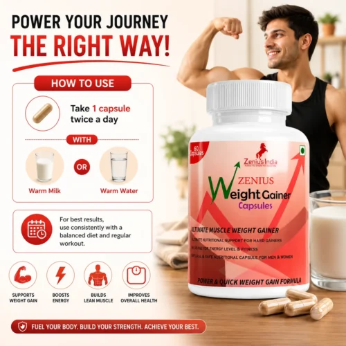 Use Image 1 Zenius Weight Gainer Capsule