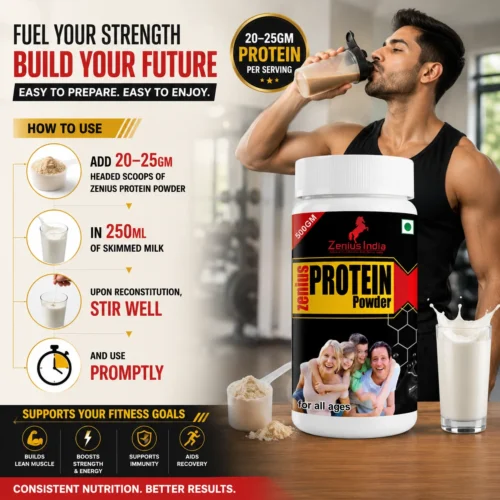 Use Image 1 Zenius Protein Powder