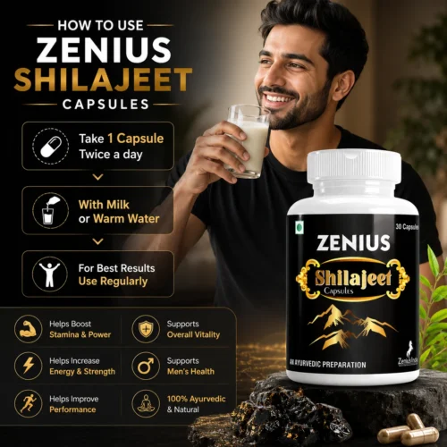 Use Image 1 Zenius Shilajeet 30 Capsule
