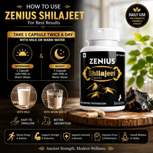 Use Image 1 Zenius Shilajeet 60 Capsule