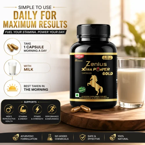 Use Image 1 Zenius Xtar Power Gold Morning Capsule