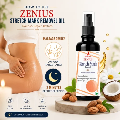 Use Image 1 Zenius Stretch Mark Oil