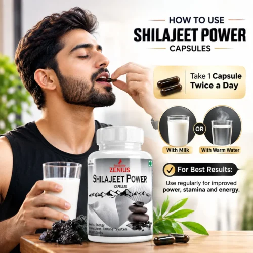 Use Image 1 Zenius Shilajeet Power Capsule 30