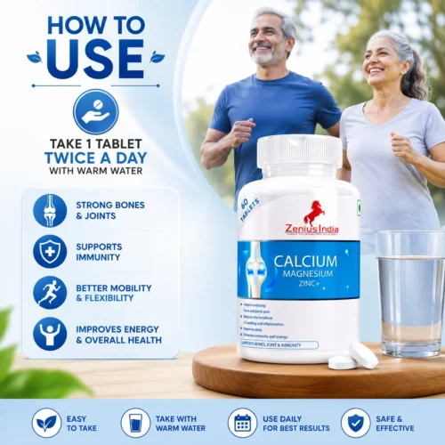Use Image 1 Zenius Calcium Tablet